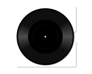 vinyl 10-inch vinyl single dubplate (black) {no label} [on sleeve]1